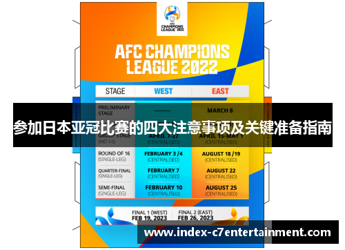 参加日本亚冠比赛的四大注意事项及关键准备指南