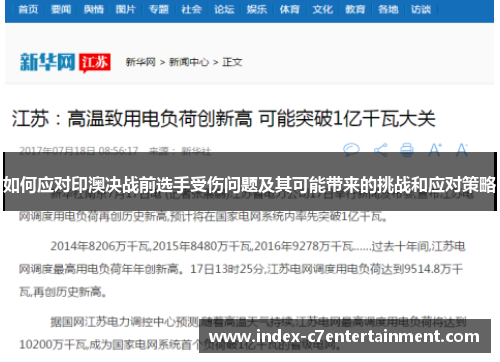 如何应对印澳决战前选手受伤问题及其可能带来的挑战和应对策略