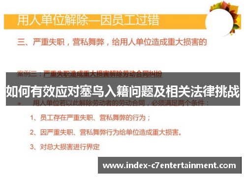 如何有效应对塞鸟入籍问题及相关法律挑战