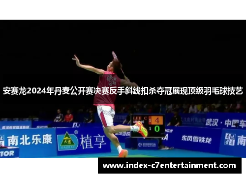 安赛龙2024年丹麦公开赛决赛反手斜线扣杀夺冠展现顶级羽毛球技艺